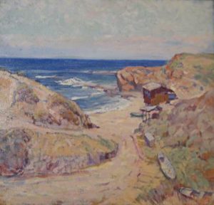 Fisherman's Shack at Boat Cove by Norman Stiles Chamberlain