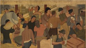 Public Mural in Pasadena, CA by Norman Stiles Chamberlain