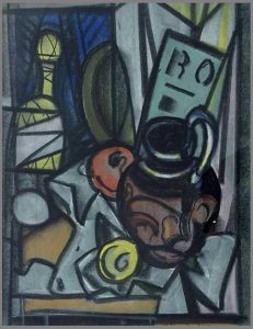 Cubist Still Life by Norman Stiles Chamberlain