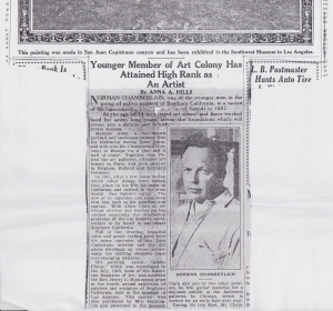 Norman Chamberlain story by Anna A. Hills